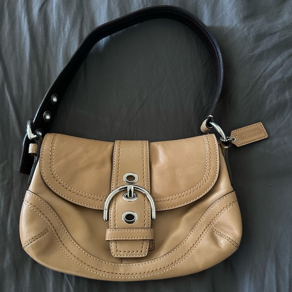 Coach Tan soho Leather Shoulder Bag (vintage)